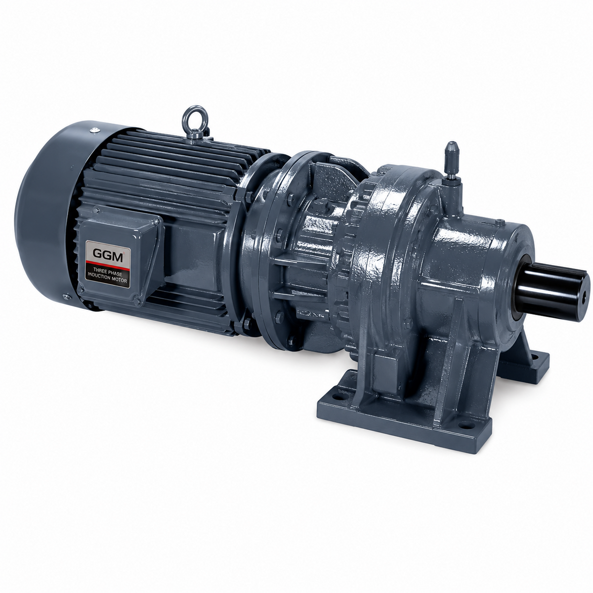 Mitsubishi Electric GM-PJP Parallel Shaft Geared Motor (3.7-55kW, Leg Mount, SF1.0-2.0)