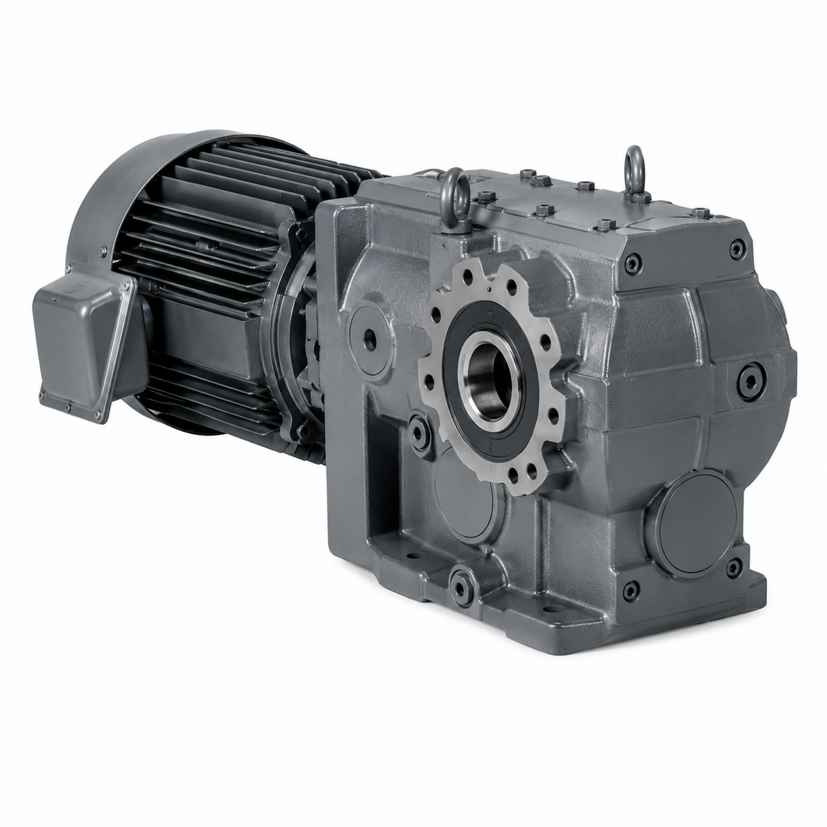 Mitsubishi Electric GM-DYPF Hypoid Right-Angle Geared Motor (3.7-11kW, Flange Mount, SF1.4)