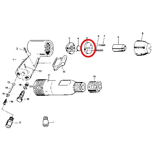 SP-1410K Parts Valve Case (Lower)