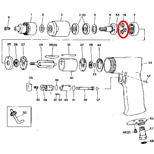 SP-1525 Parts Planet Gear