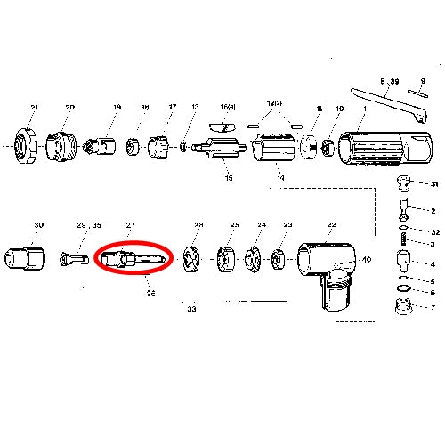 SP-1200AH Parts Spindle