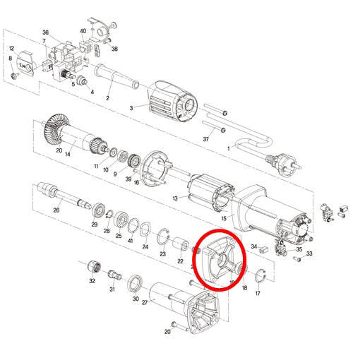 KEYANG 2048108 Spare Parts Inner Cover