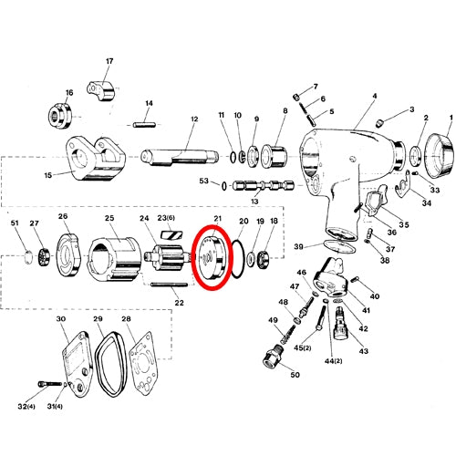 SP-1135B Parts Top Plate