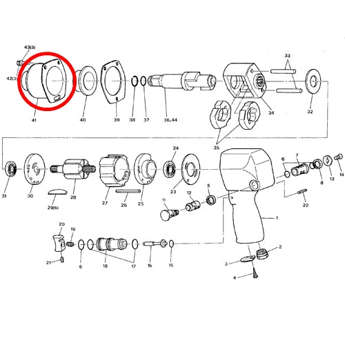 SP-1148F Parts Hammer Case