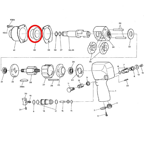 SP-1148F Parts Hammer Case Bushing