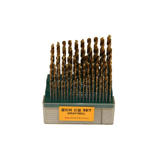 YG-1 D1GP123SET Drill HSS Coated Drill Set (Gold Pie)