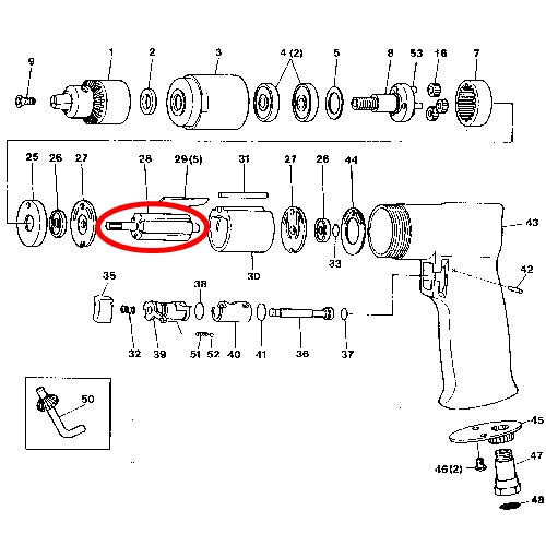 SP-1525 Parts Rotor