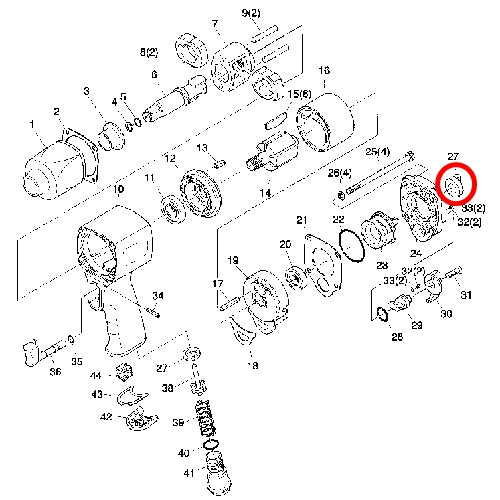 SP-7142S Parts Regulator Dial