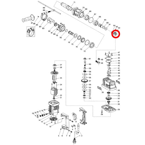 KEYANG 2112704 Spare Parts Piston