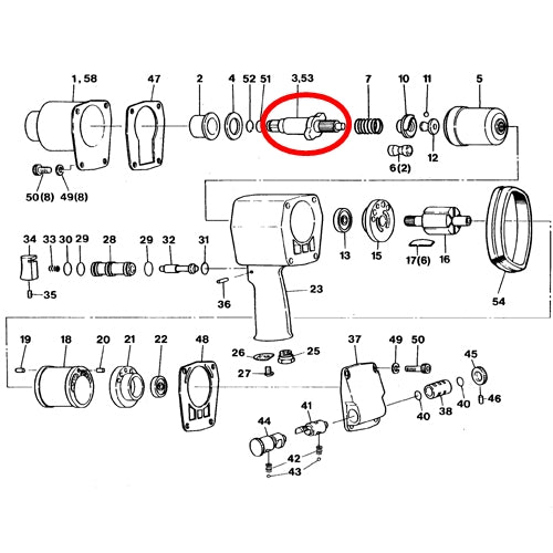 SP-1156TR Parts Anvil (Long)
