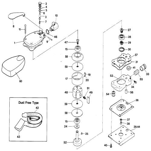 SP-3900DF-A3 Parts Rubber Mount