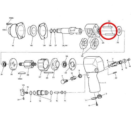 SP-1148F Parts Hammer Pin