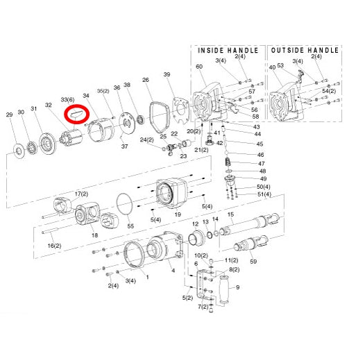 SP-1192EX-2 Parts Blade (5EA/1 Set)