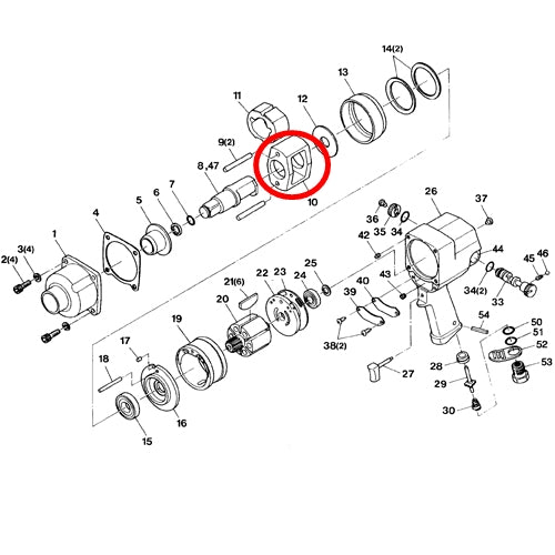 SP-1158 Parts Hammer Frame