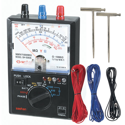 Saehan SH-5080A Ground Resistance Meter (Analog)