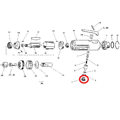 SP-1220 Parts Valve Screw