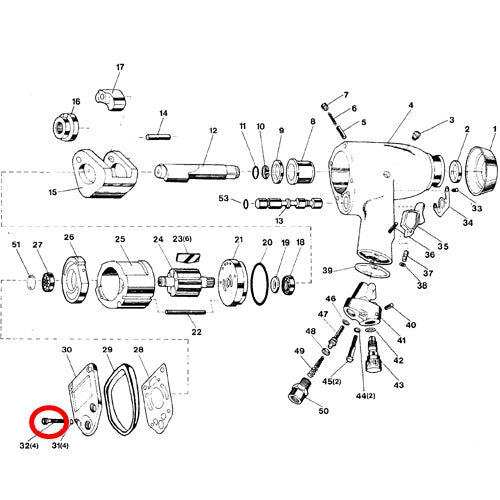 SP-1135B Parts Screw