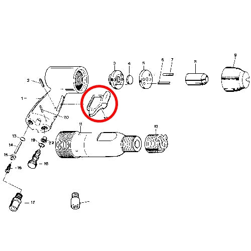 SP-1410K Parts Trigger