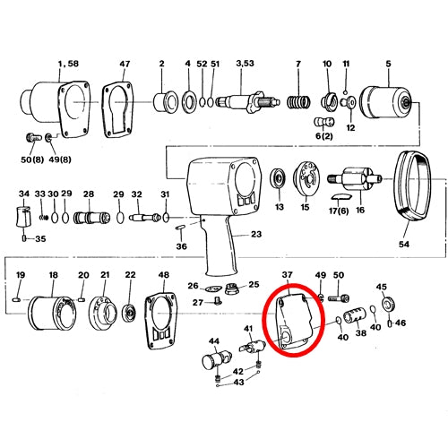 SP-1156TR Parts Head Cover