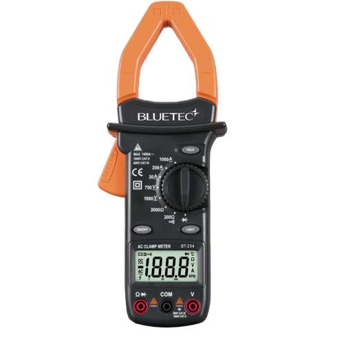 BlueTec BT-204 Thermometer Clamp Tester