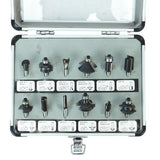 SMATO SM-TB612(12P) Router Bit Trimmer Bit Set