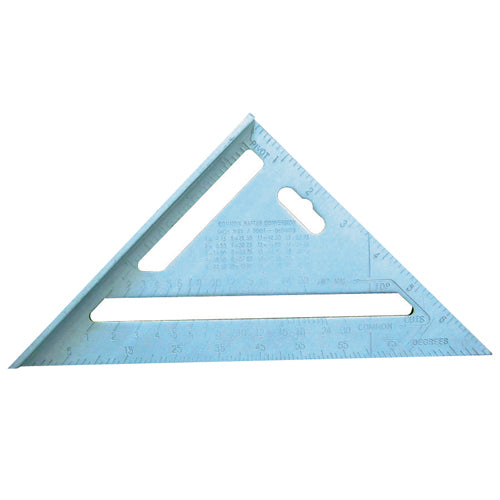BlueTec BD-AS018 Steel Ruler Triangle Protractor