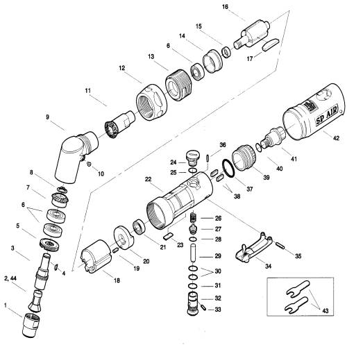 SP-7202 Parts Angle Housing