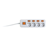 Hyundai HDIMB-42 Electric Multi Cord (Individual Circuit Breaker Switch)