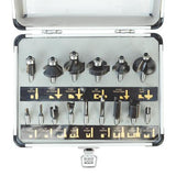 SMATO SM-TB615(15P) Router Bit Trimmer Bit Set