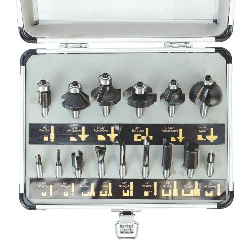SMATO SM-TB615(15P) Router Bit Trimmer Bit Set