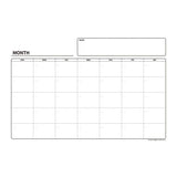 Magpia MRMB-ME6040 Monthly Schedule Planner Rubber Magnet