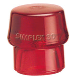 HALDER 3206.030 Assembled Head Red Plastic