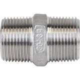 Sangah SN6-3/8 Stainless Steel Threaded Hexagonal Nipple