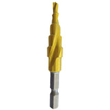Seshin Buffalo 112-8394 T5-412 Step Drill Step Drill - Twist Type (Hex Shank)