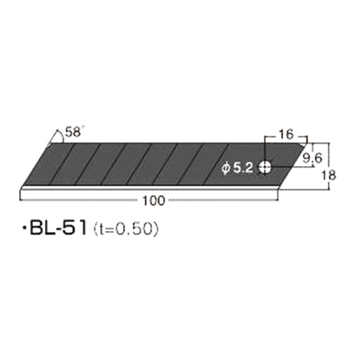 NT BL-12P Cutter Blade