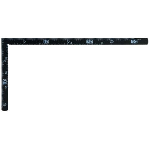 BlueTec BD-SQ150B Steel Ruler Right Angle Square (Black Painted)