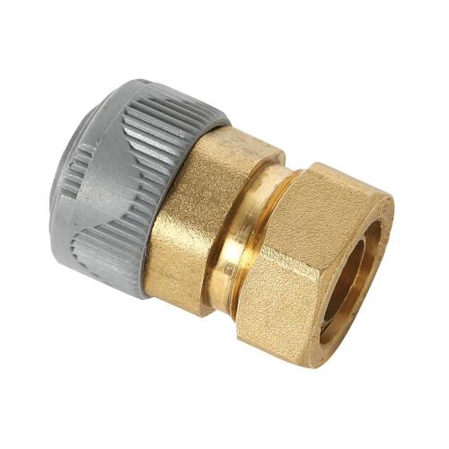 Taebaek Metal 805-7244 PB Brass Fitting - Adapter Socket