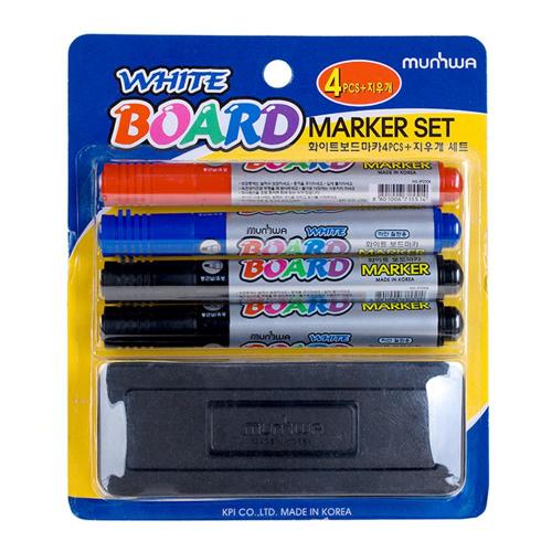 MUNHWA 185-2543 Whiteboard Marker Set