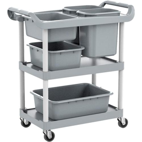 SMATO AF08185 Cleaning Plastic Cart