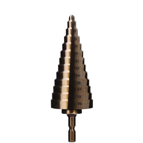 Seshin Buffalo S13-535 Step Drill Cobalt Step Drill - Hex Shank