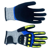Smato Coated Glove GET-A-02A L Vibration/Impact-Resistant Gloves