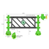 Seojin Safety 871-9016 PE Mobile Fence