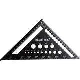 BlueTec BT-6207 Steel Ruler Triangle Protractor