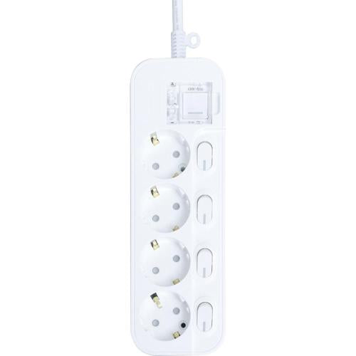 Dongyang Electronics DYM-NSG4C/SC Multi Cord (Individual Circuit Breaker Switch)