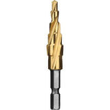 Seshin Buffalo 115-4788 T5-412 Step Drill 4-Flute Step Drill - Twist Type (Hex Shank)