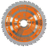 Motoyuki DCC136 Tip Saw Blade (Metal/Stainless Steel)