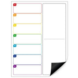 THEMUN 184-7602 Rubber Magnet Refrigerator Whiteboard