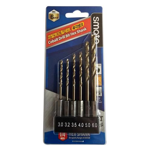 SMATO 115-8599 Drill Cobalt Drill Set (Hex Shank)