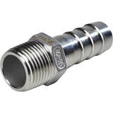 CDC SMH 1/8-8.0 Stainless Steel Threaded Hose Nipple
