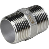 CDC SMM 1/4 Stainless Steel Threaded Hexagonal Nipple